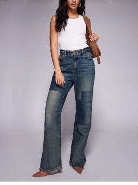 Good American The Khloe Patchwork Jeans